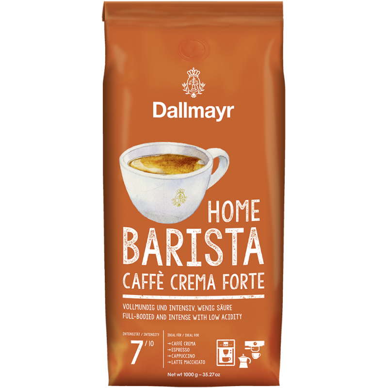 Кава в зернах Dallmayr Home Barista Caffé Crema Forte 1000 г