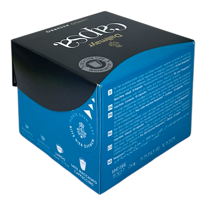 Кава в капсулах Dallmayr Lungo Azzurro 10 шт, 56 г
