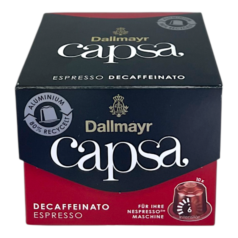 Кава в капсулах Dallmayr Espresso без кофеїну 10 шт, 56 г