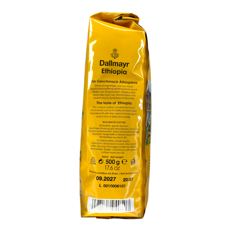 Кава в зернах Dallmayr Ethiopia 500 г