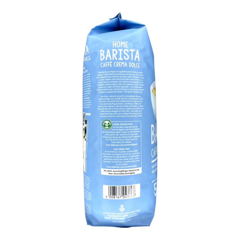 Кава в зернах Dallmayr Home Barista Caffé Crema Dolce 1000 г