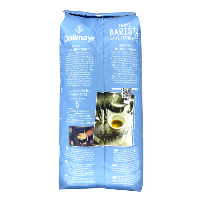 Кава в зернах Dallmayr Home Barista Caffé Crema Dolce 1000 г