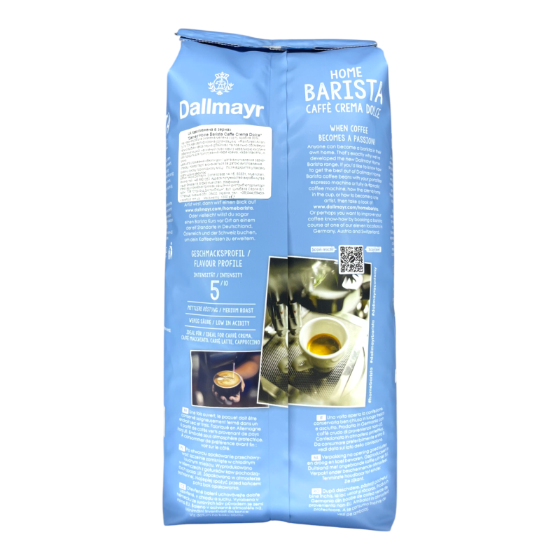 Кава в зернах Dallmayr Home Barista Caffé Crema Dolce 1000 г