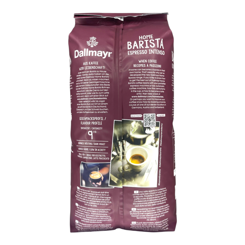 Кава в зернах Dallmayr Home Barista Espresso Intenso 1000 г