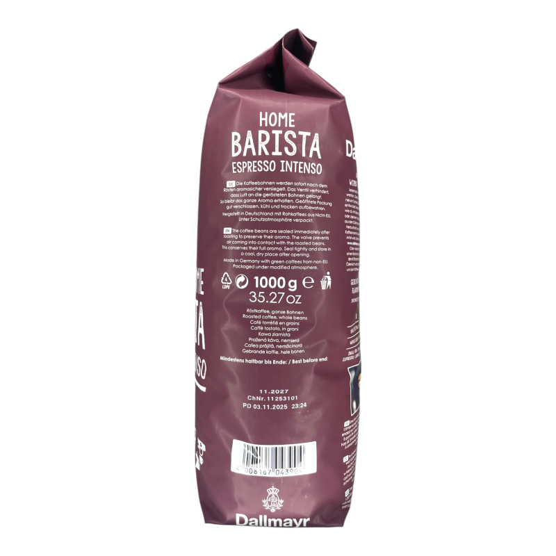 Кава в зернах Dallmayr Home Barista Espresso Intenso 1000 г