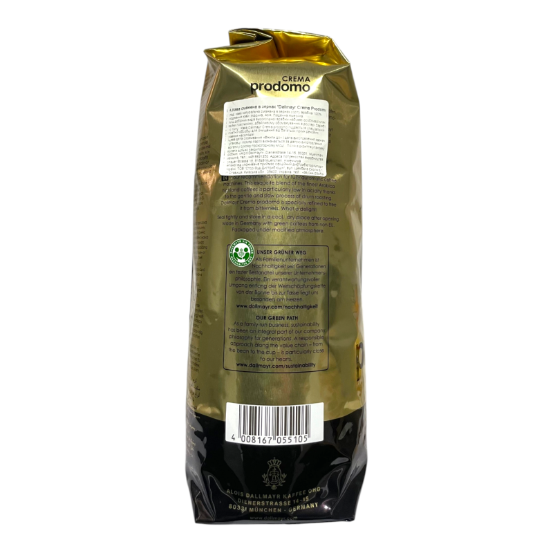 Кава в зернах Dallmayr Crema Prodomo 1000 г