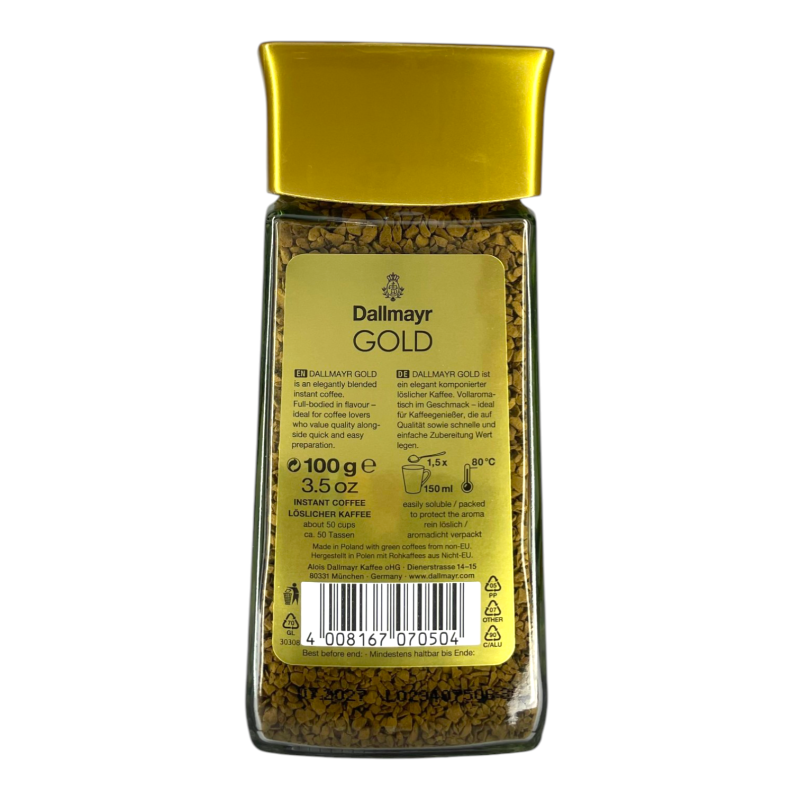 Кава розчинна Dallmayr Gold 100 г