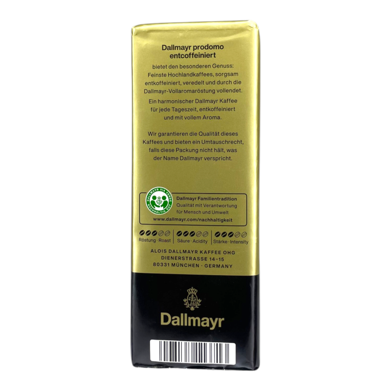 Кава мелена Dallmayr Prodomo без кофеїну 500 г