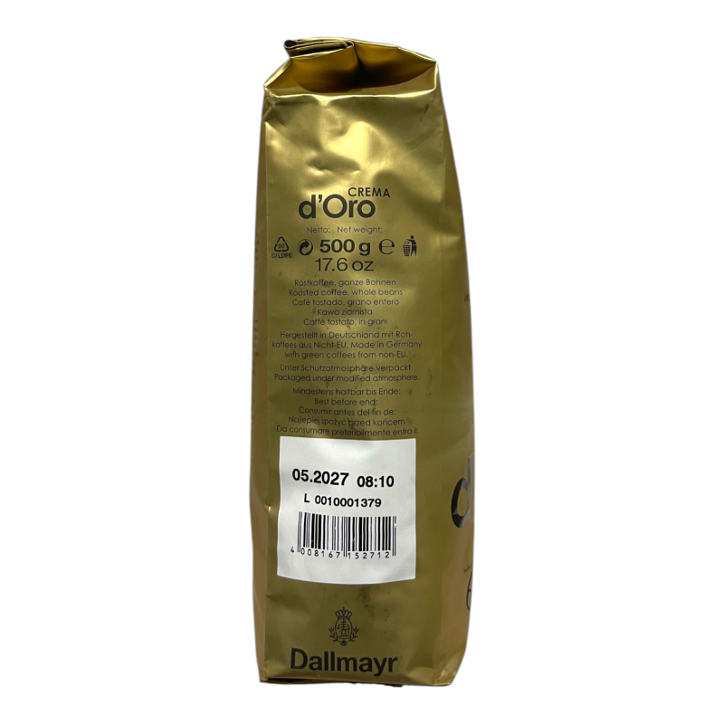 Кава в зернах Dallmayr Crema d'Oro 500 г