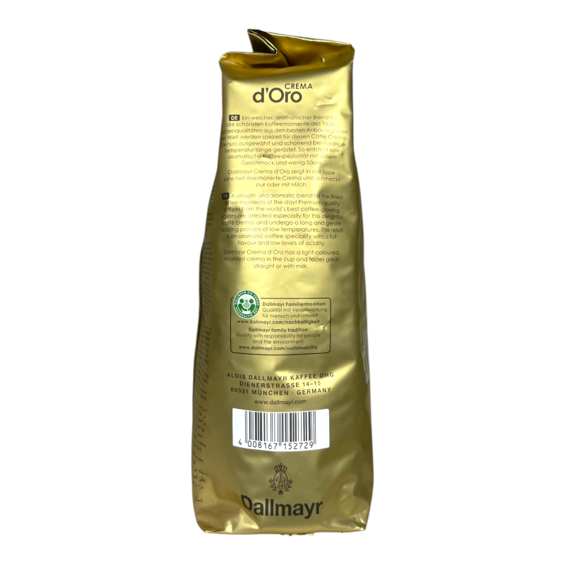 Кава в зернах Dallmayr Crema d'Oro 1000 г