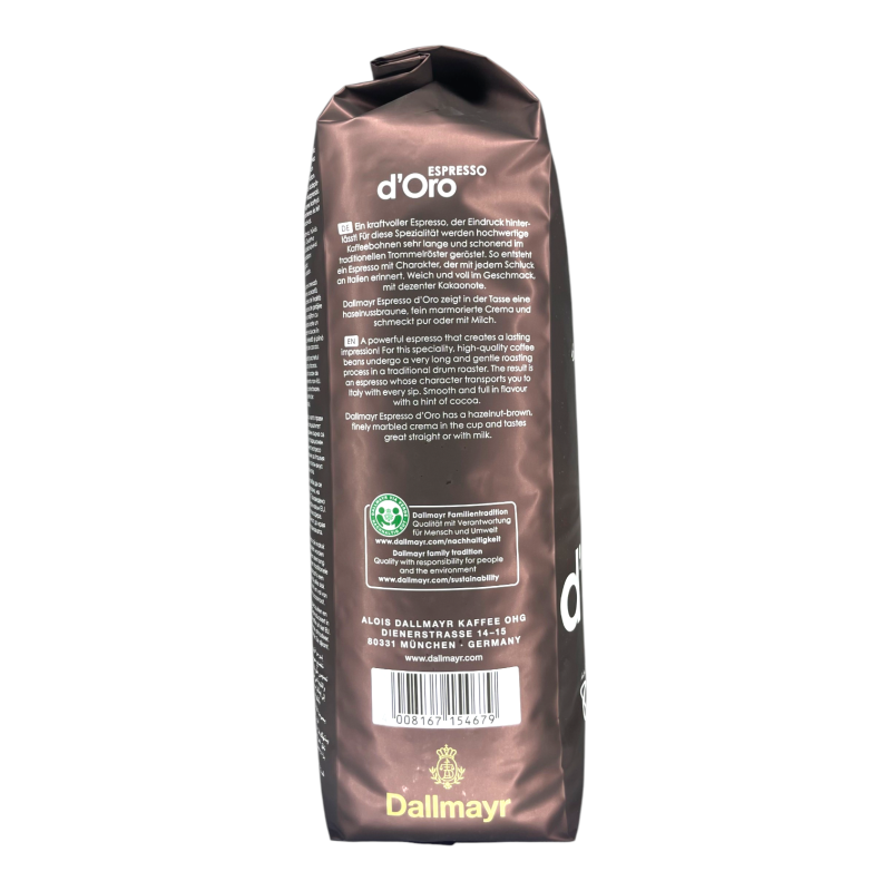 Кава в зернах Dallmayr Espresso d'Oro 1000 г