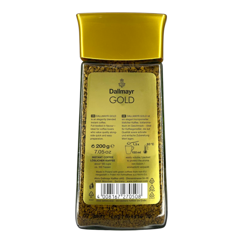 Кава розчинна Dallmayr Gold 200 г