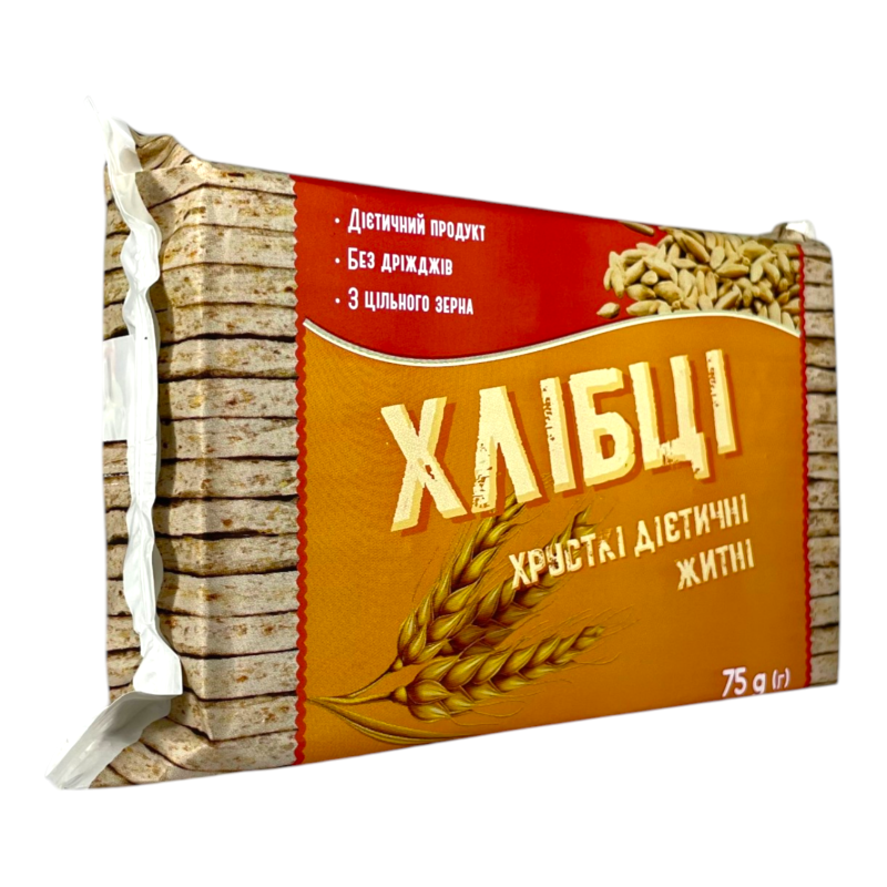 Хлібці хрусткі житні 75 г