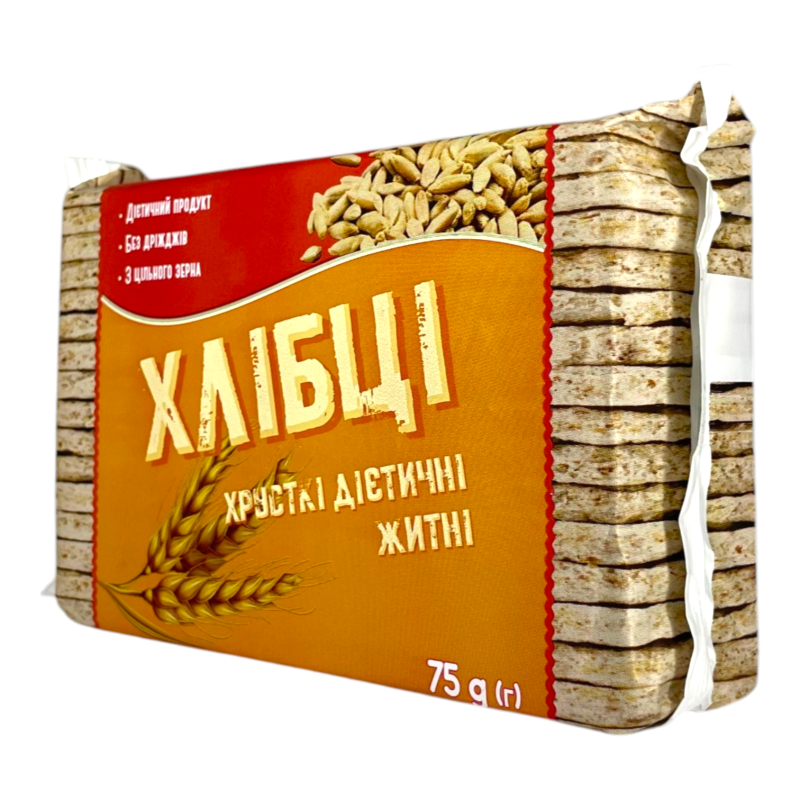 Хлібці хрусткі житні 75 г
