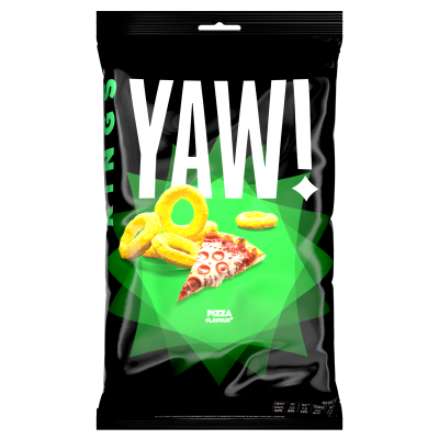 Кільця кукурудзяні YAW! із смаком піци 60 г