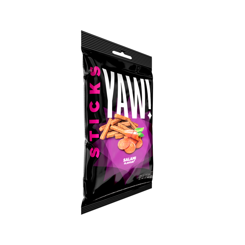 Сухарики стікси YAW! зі смаком салямі 50 г