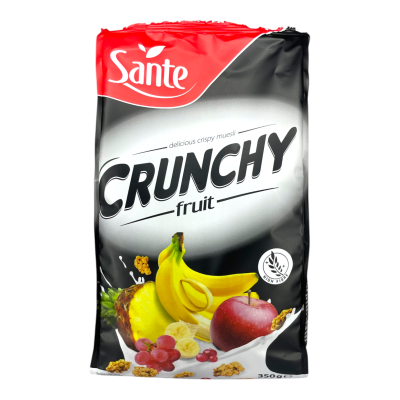Кранчі Sante з фруктами 350 г