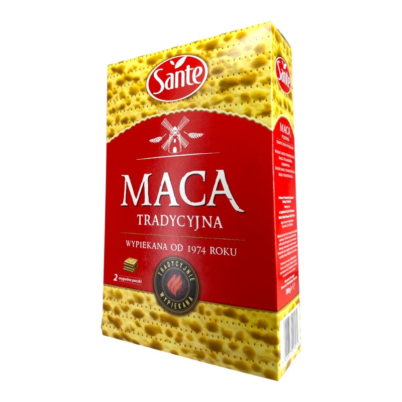 Маца Sante традиційна пшенична 180 г