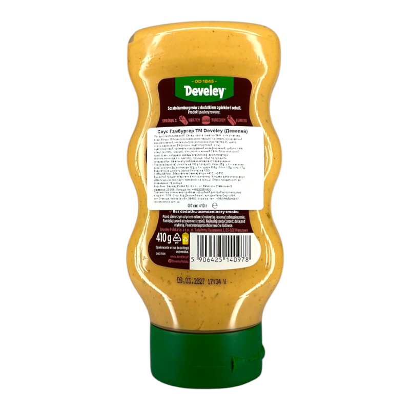 Соус Develey Гамбургер 410 г