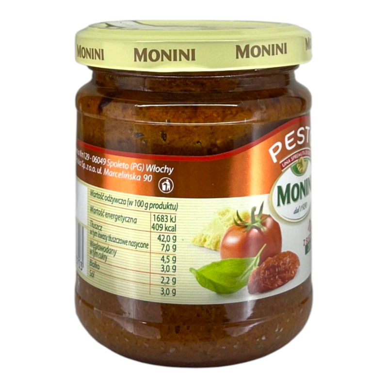 Соус песто Monini Rosso з томатами 190 г
