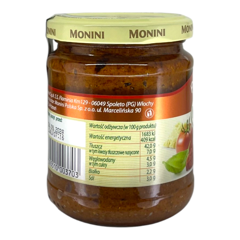 Соус песто Monini Rosso з томатами 190 г