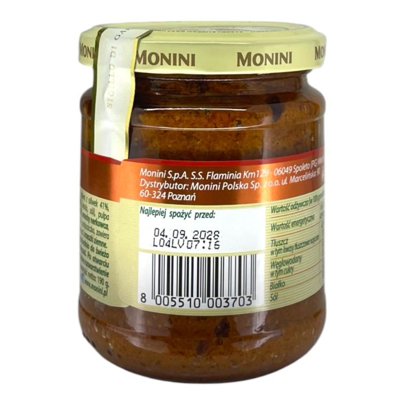 Соус песто Monini Rosso з томатами 190 г