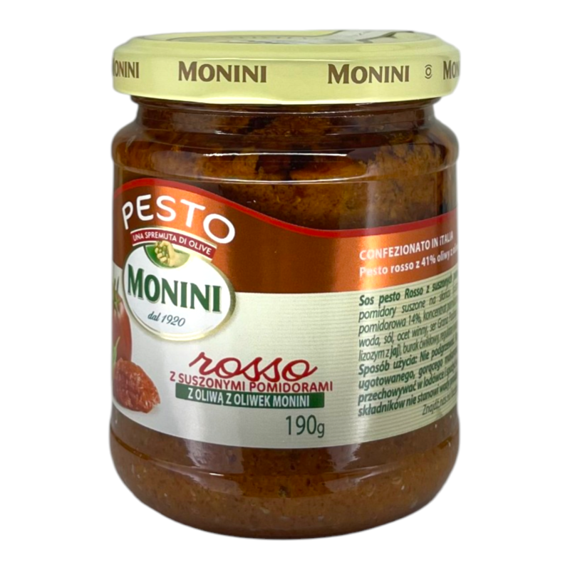 Соус песто Monini Rosso з томатами 190 г