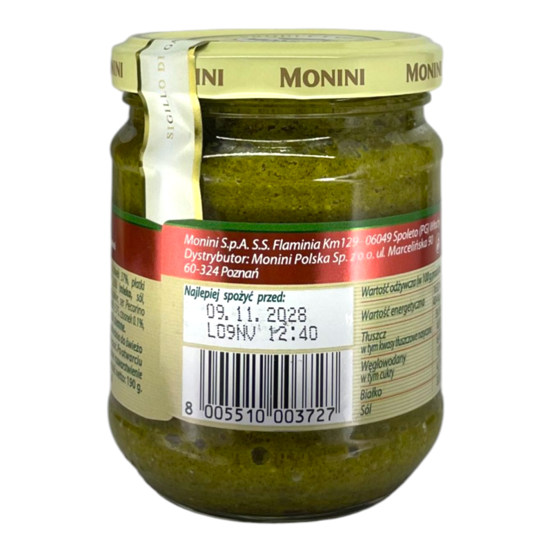 Соус песто Monini Alla Genovese з базиліком 190 г