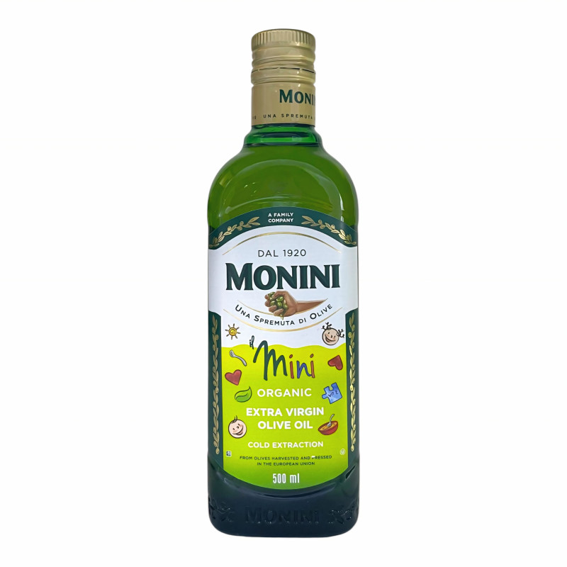 Олія оливкова Monini Extra Virgin Il Mini BIO 500 мл