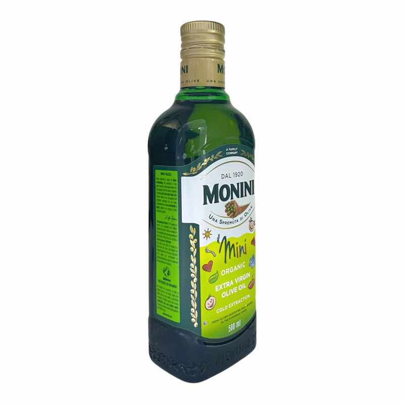Олія оливкова Monini Extra Virgin Il Mini BIO 500 мл