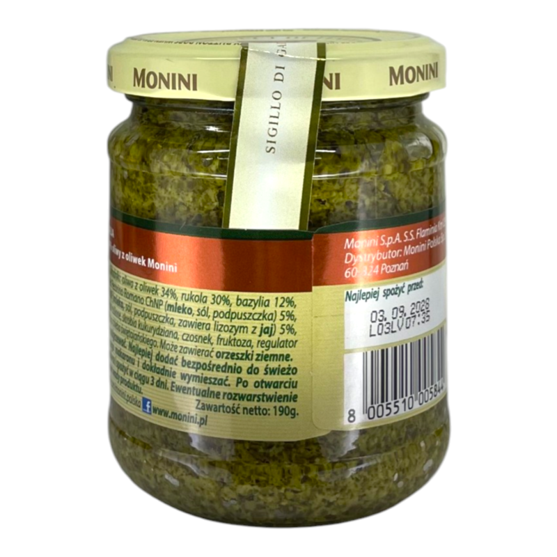 Соус песто Monini з руколою 190 г