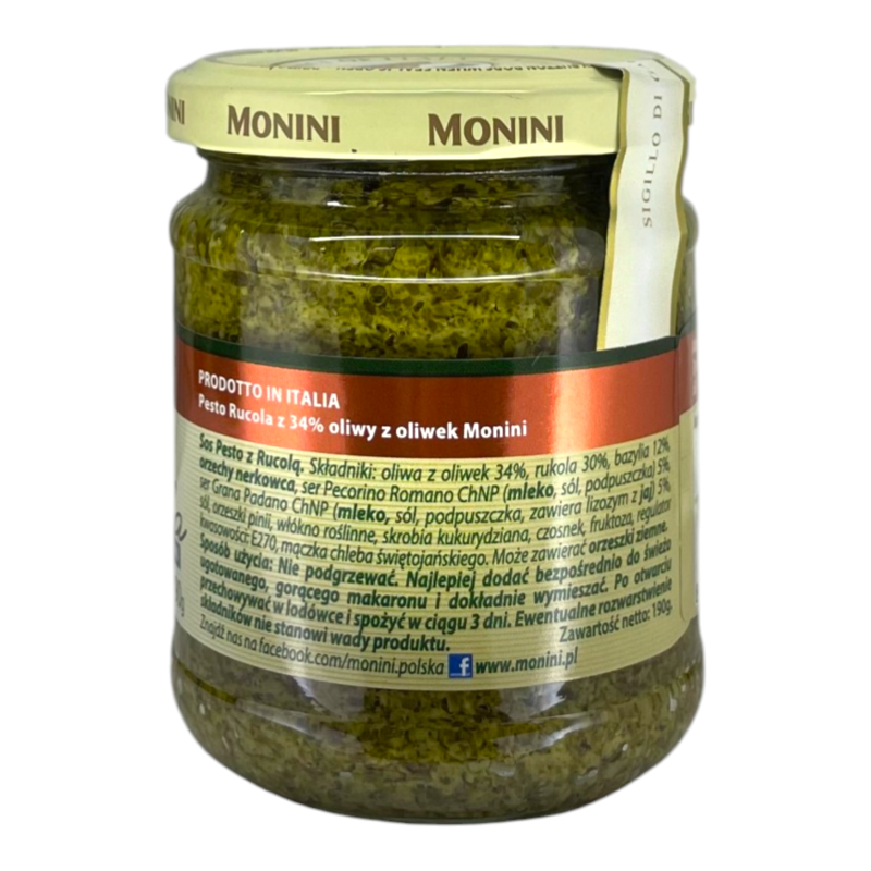 Соус песто Monini з руколою 190 г