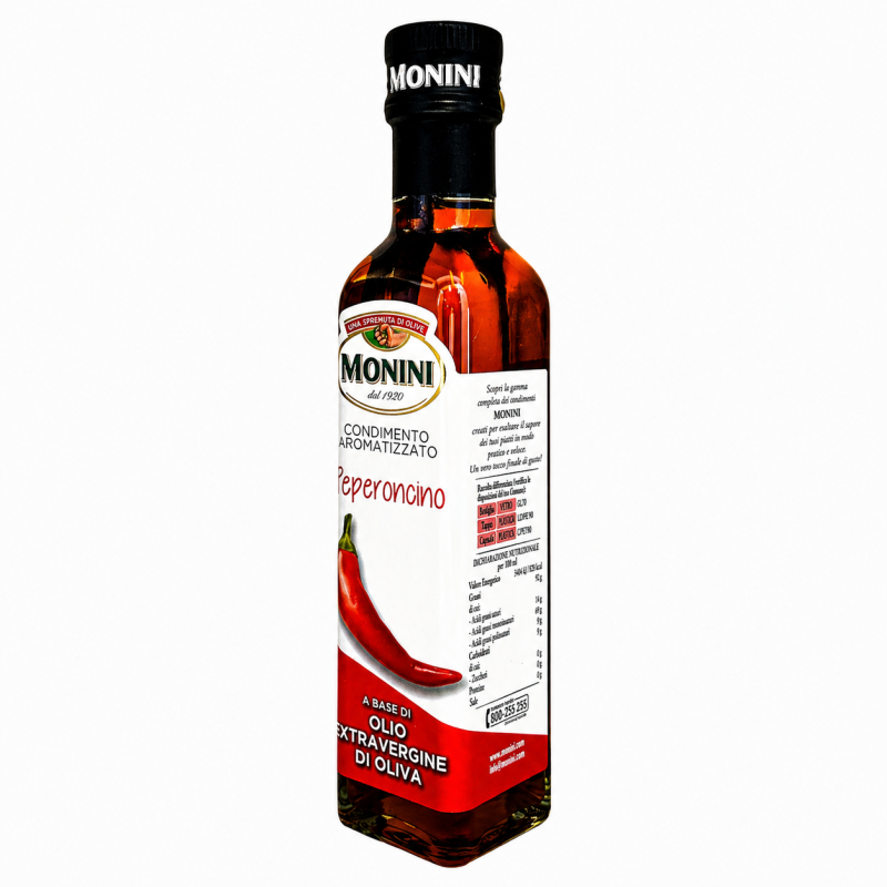 Олія оливкова Monini Extra Virgin з перцем чилі 250 мл