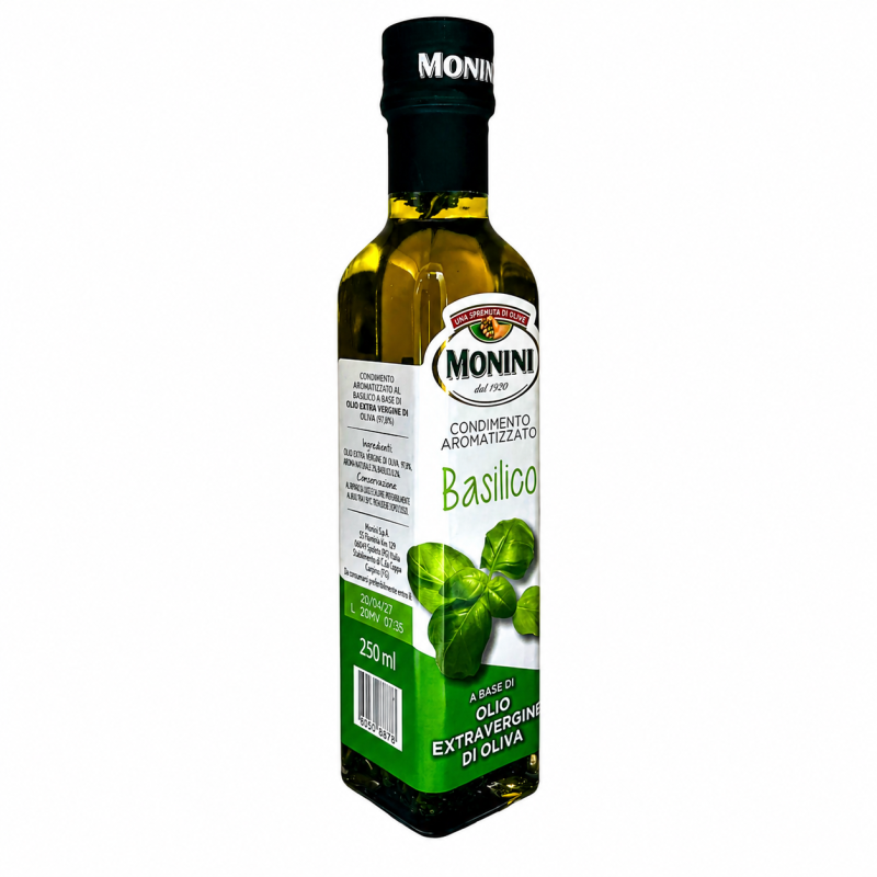 Олія оливкова Monini Extra Virgin з базиліком 250 мл