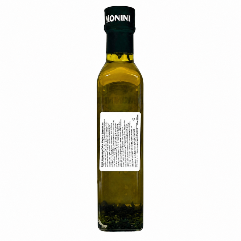 Олія оливкова Monini Extra Virgin з базиліком 250 мл