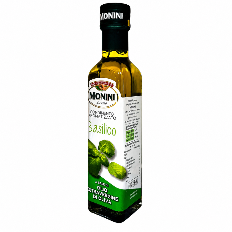 Олія оливкова Monini Extra Virgin з базиліком 250 мл